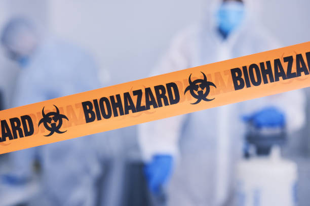 Professional Biohazard Cleanup technician working in Pine Grove, PA